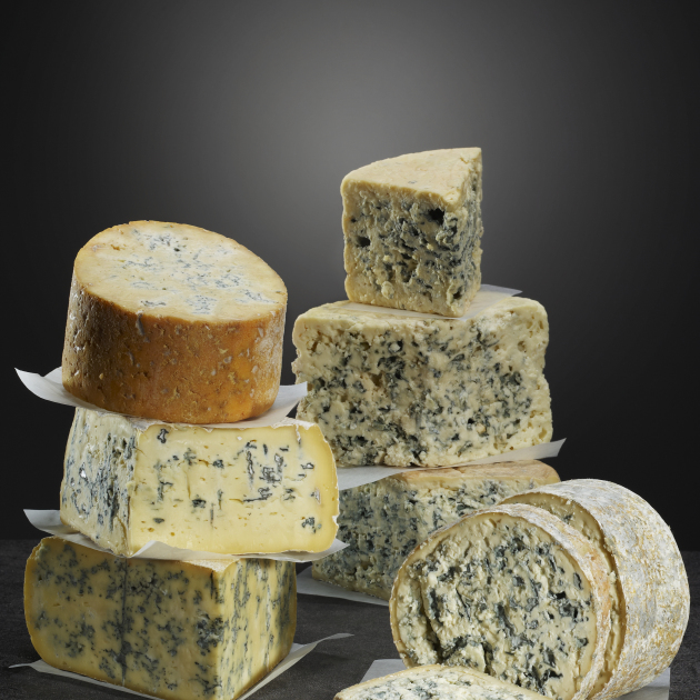 Blue-veined cheese or blue cheese