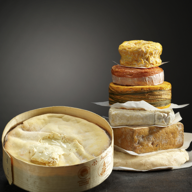 Soft cheeses with a washed rind