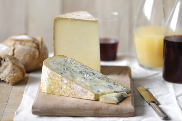 Ossau-Iraty & cherry syrup