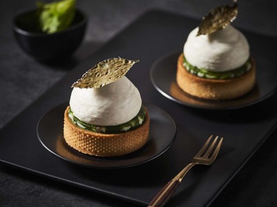 Basil Celery Ice Cream Pie