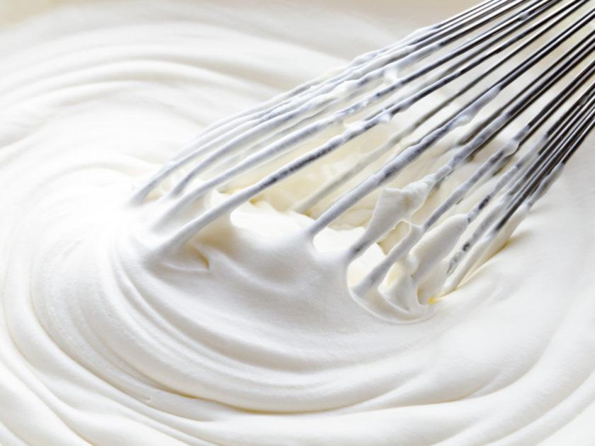 Whipped cream and light whipped cream